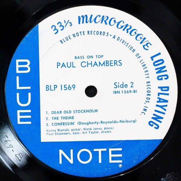 Amazon.co.jp: 【米RVG刻印】PAUL CHAMBERS 美品 MONO盤 BASS ON Amazon.co.jp: 【米RVG刻印】PAUL CHAMBERS 美品 MONO盤 BASS ON